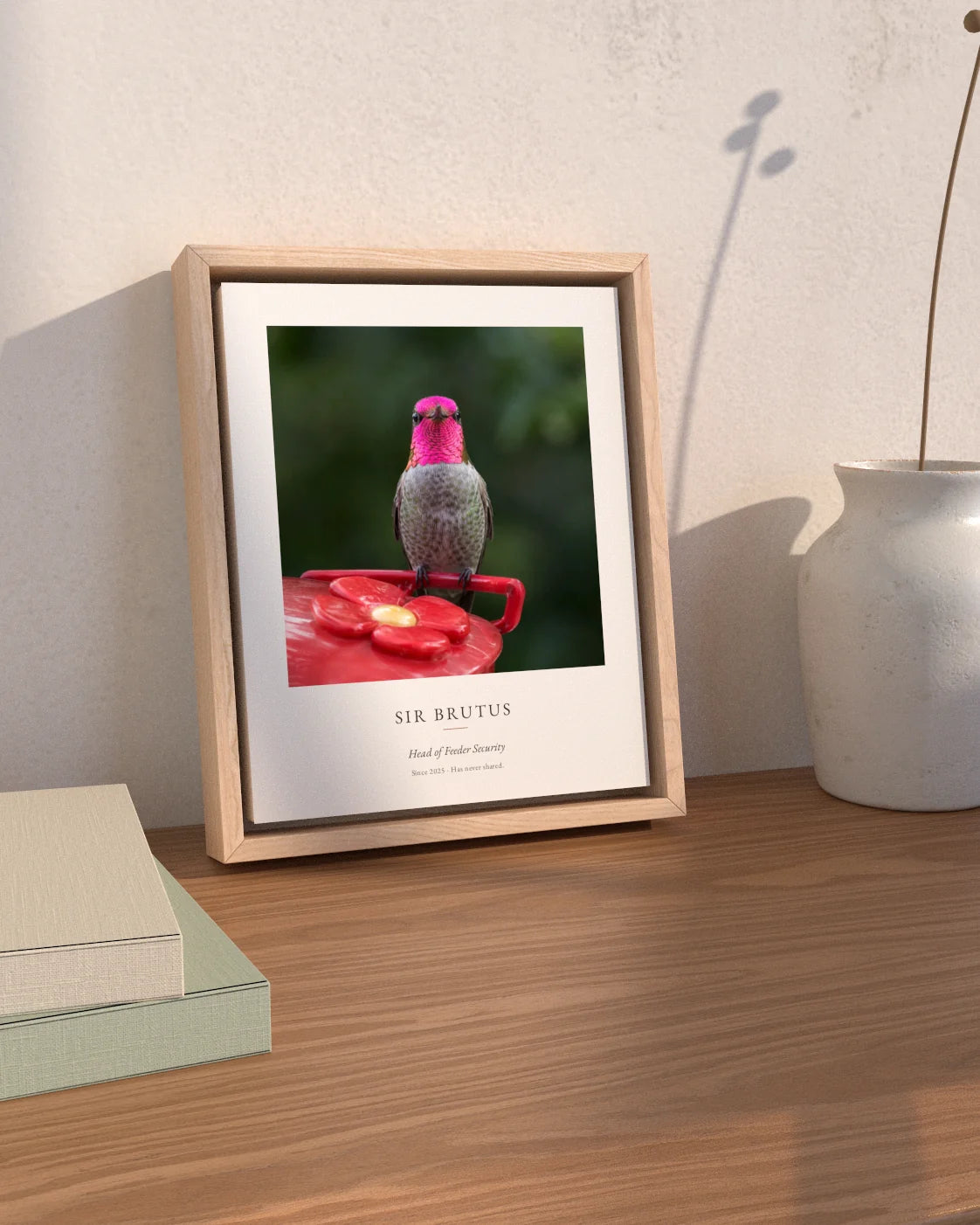 Example personalized floating canvas